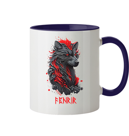 Fenrir - Fenriswolf - Mug two-tone