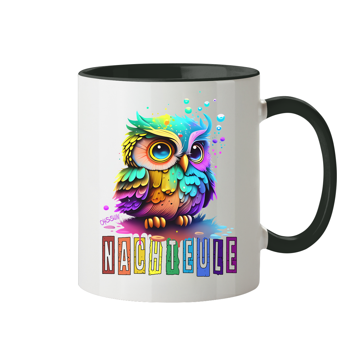 Night owl - two-tone mug