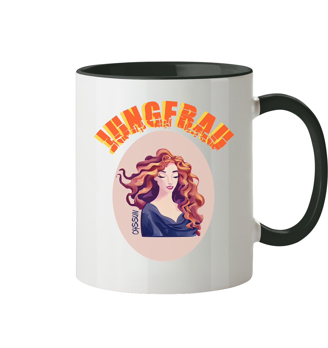 Zodiac sign Virgo - two-tone mug