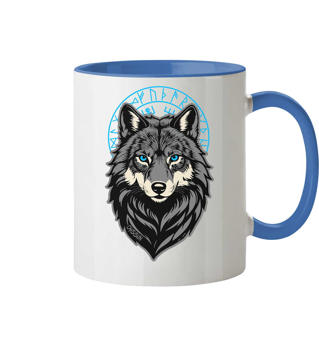 Wolf Odins - Tasse zweifarbig