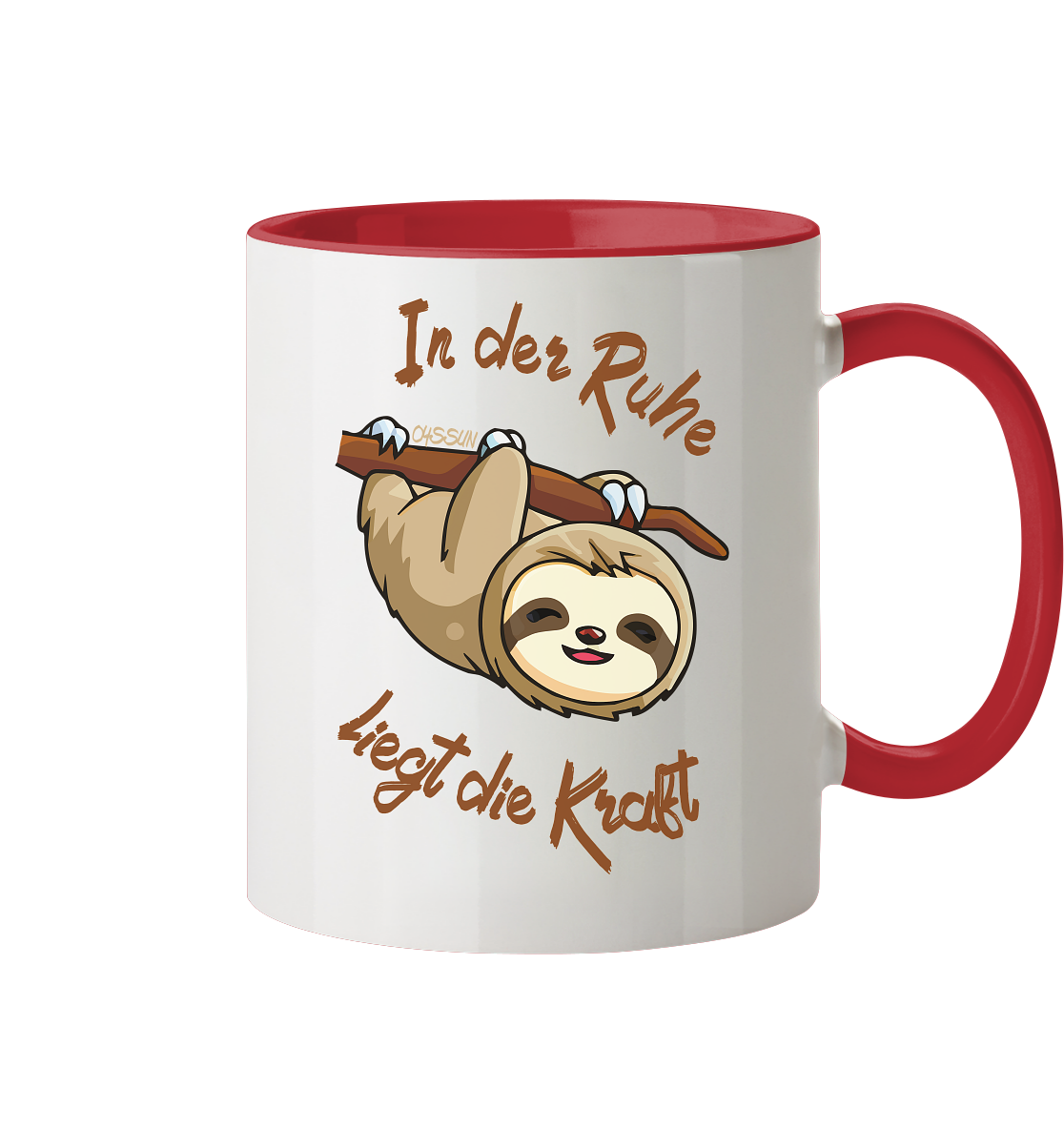 Sloth - There is strength in calmness - Mug two-tone