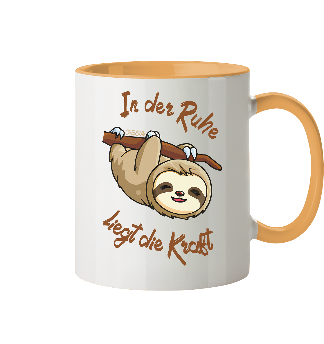 Sloth - There is strength in calmness - Mug two-tone