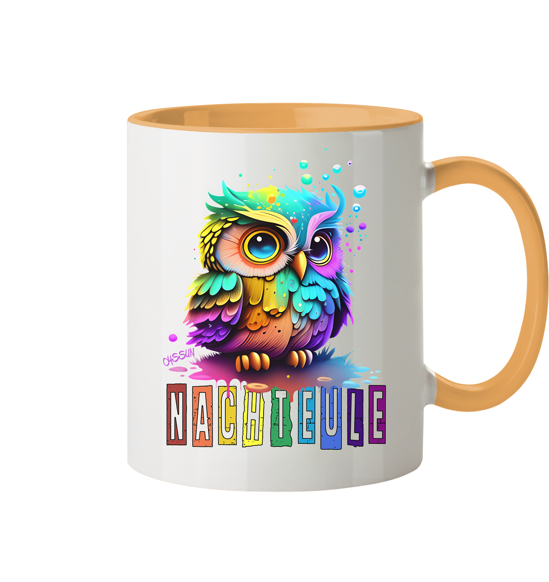 Night owl - two-tone mug