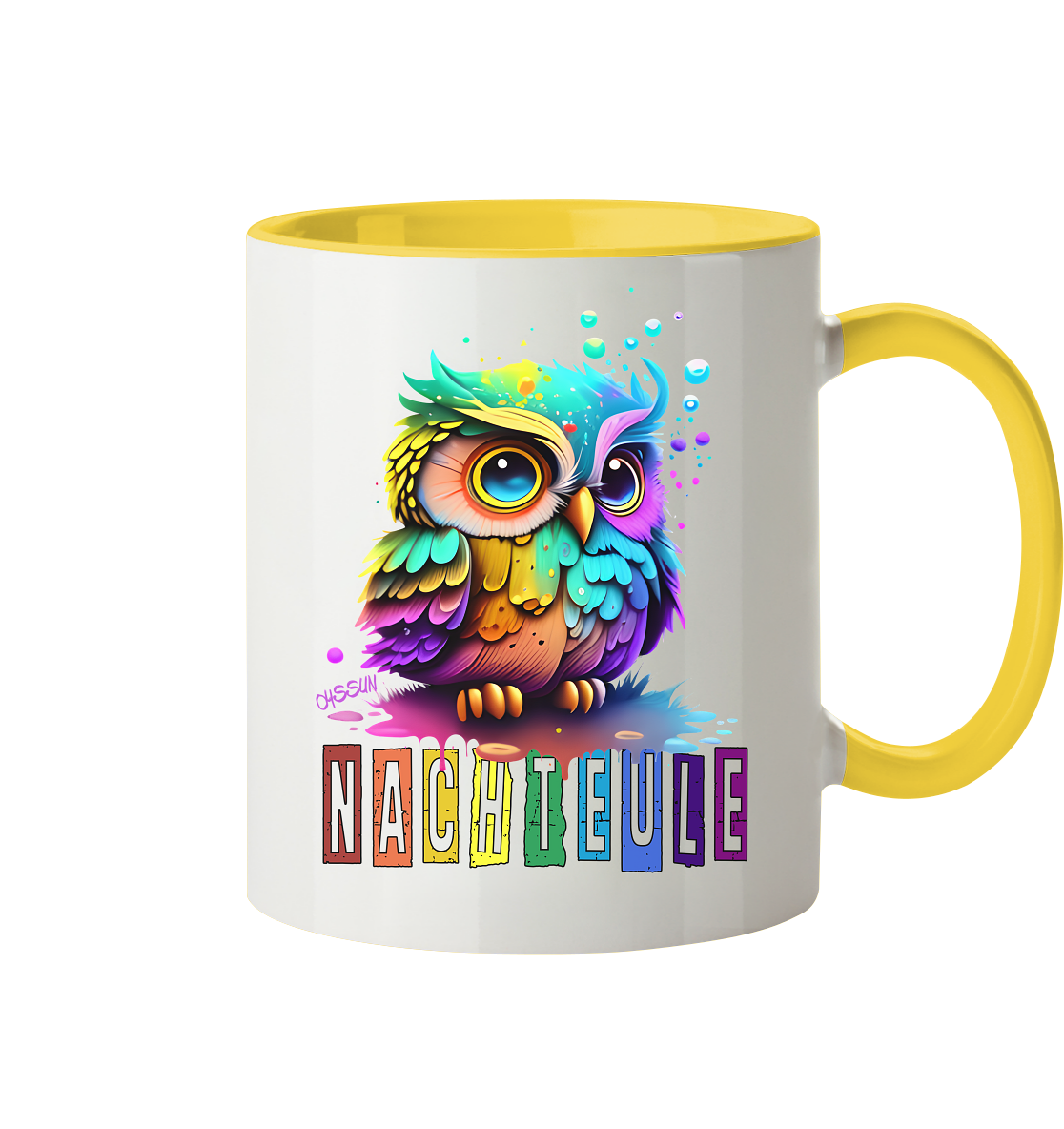 Night owl - two-tone mug