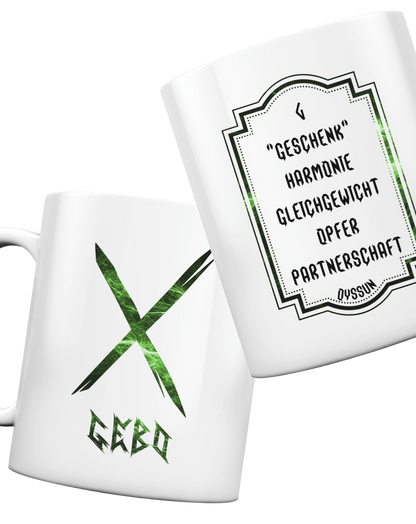 Gebo Rune - Mug