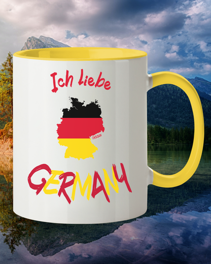 I love Germany - two-tone mug