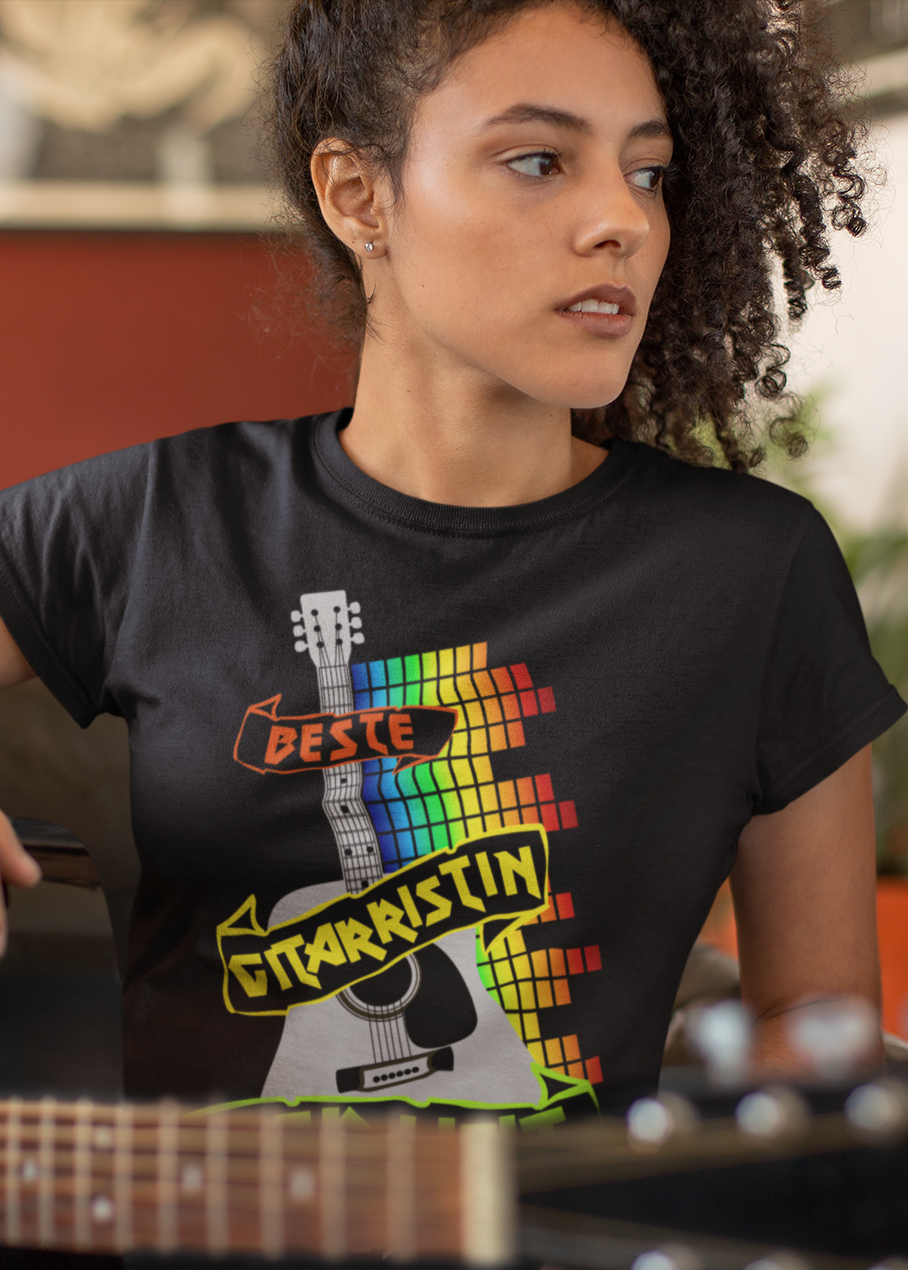 Die Beste Gitarristin der Welt - Ladies Premium Shirt