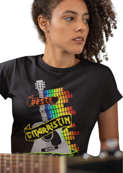 Die Beste Gitarristin der Welt - Ladies Premium Shirt - Oyssun