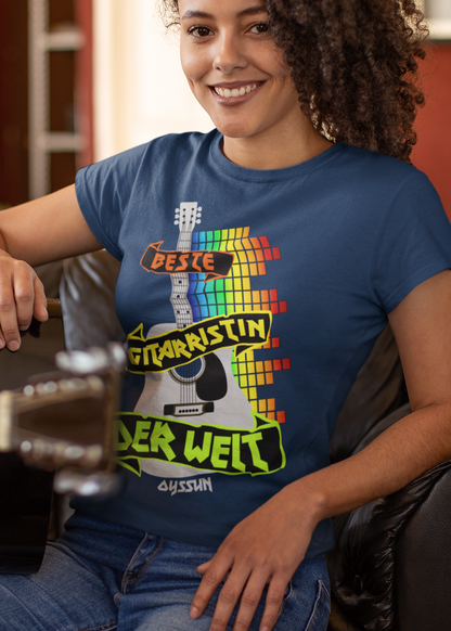 Die Beste Gitarristin der Welt - Ladies Premium Shirt