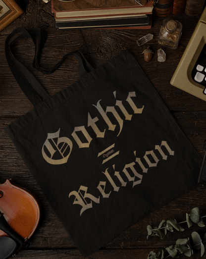 Gothic = Religion  - Baumwolltasche - Oyssun