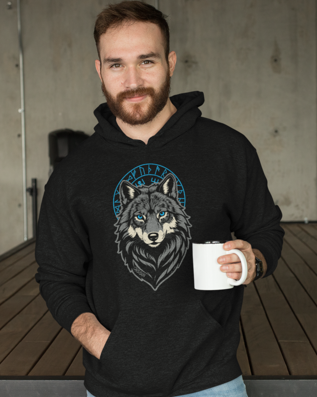 Wolf Odins - Organic Basic Hoodie