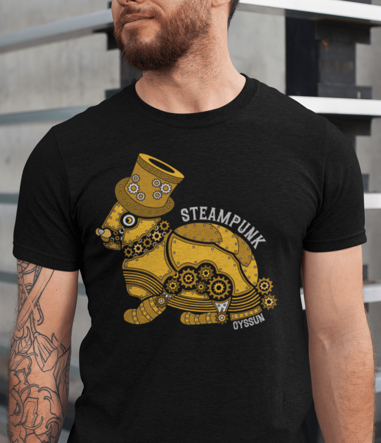 Steampunk Hase - Organic Shirt