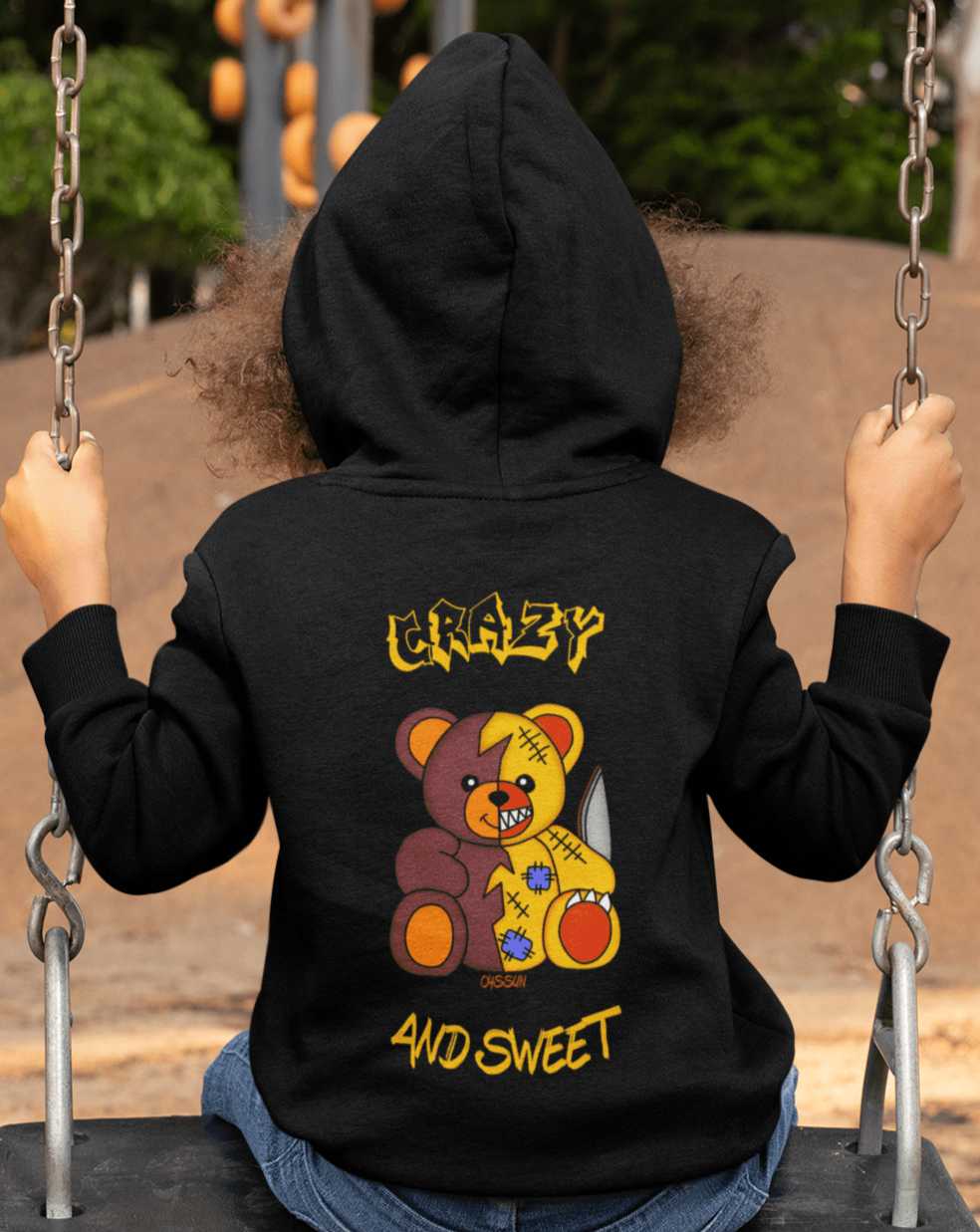 Crazy and Sweet - Bär Carl - Kids Premium Hoodie - Oyssun - [Produkttyp]