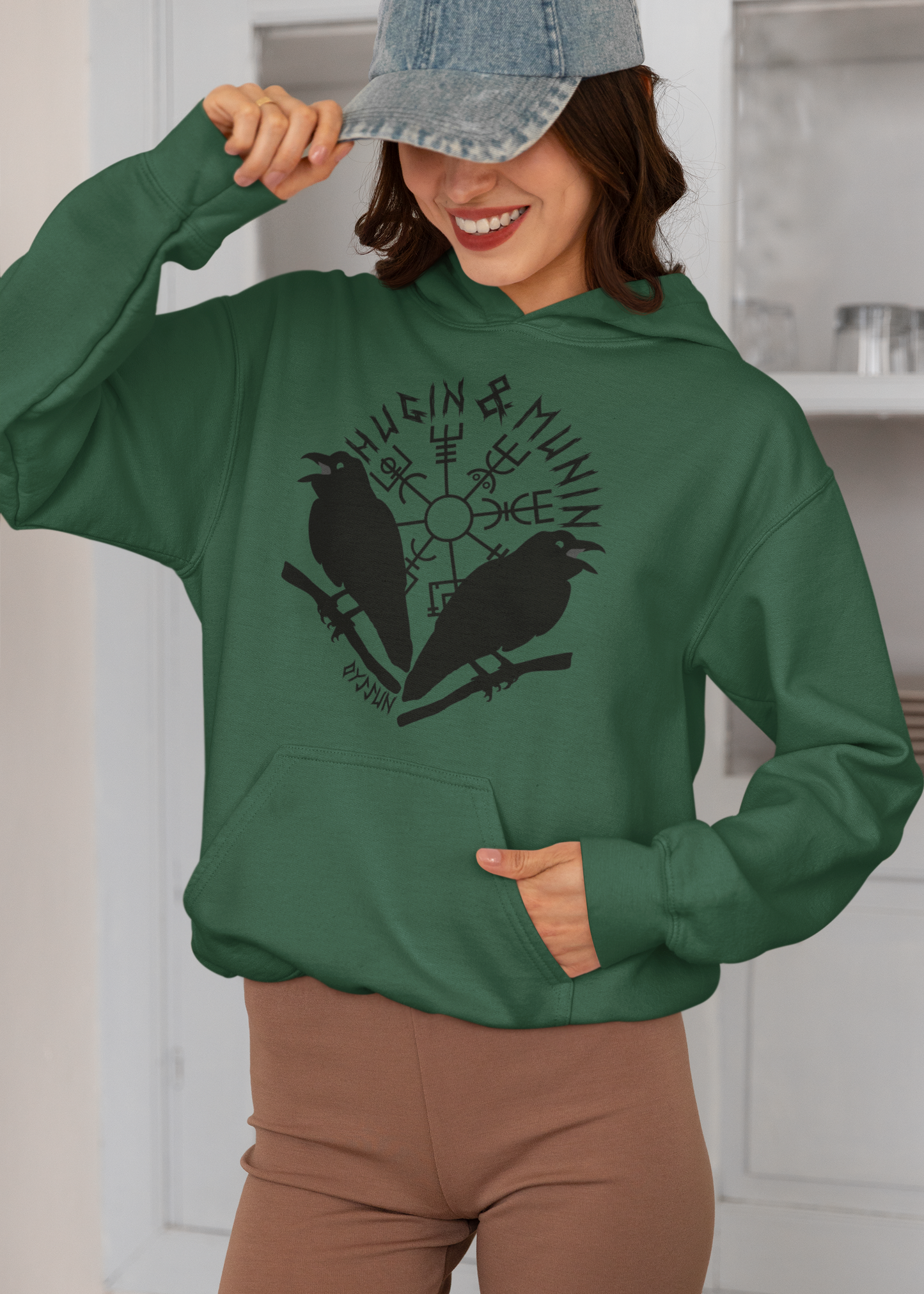 Hugin & Munin  - Organic Basic Hoodie