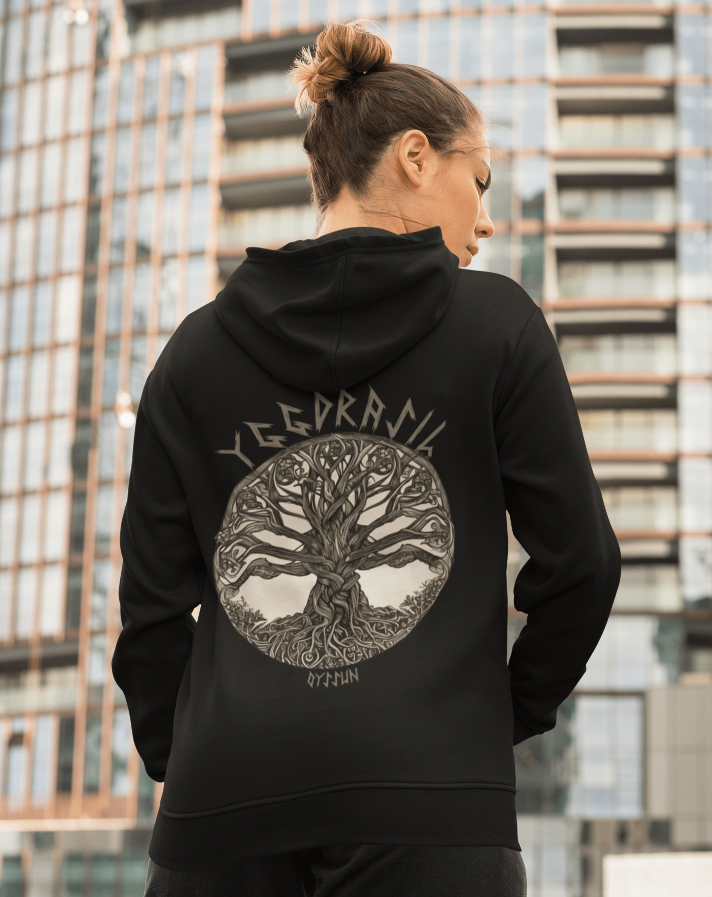 Yggdrasil - der Weltenbaum - Organic Basic Hoodie - Oyssun