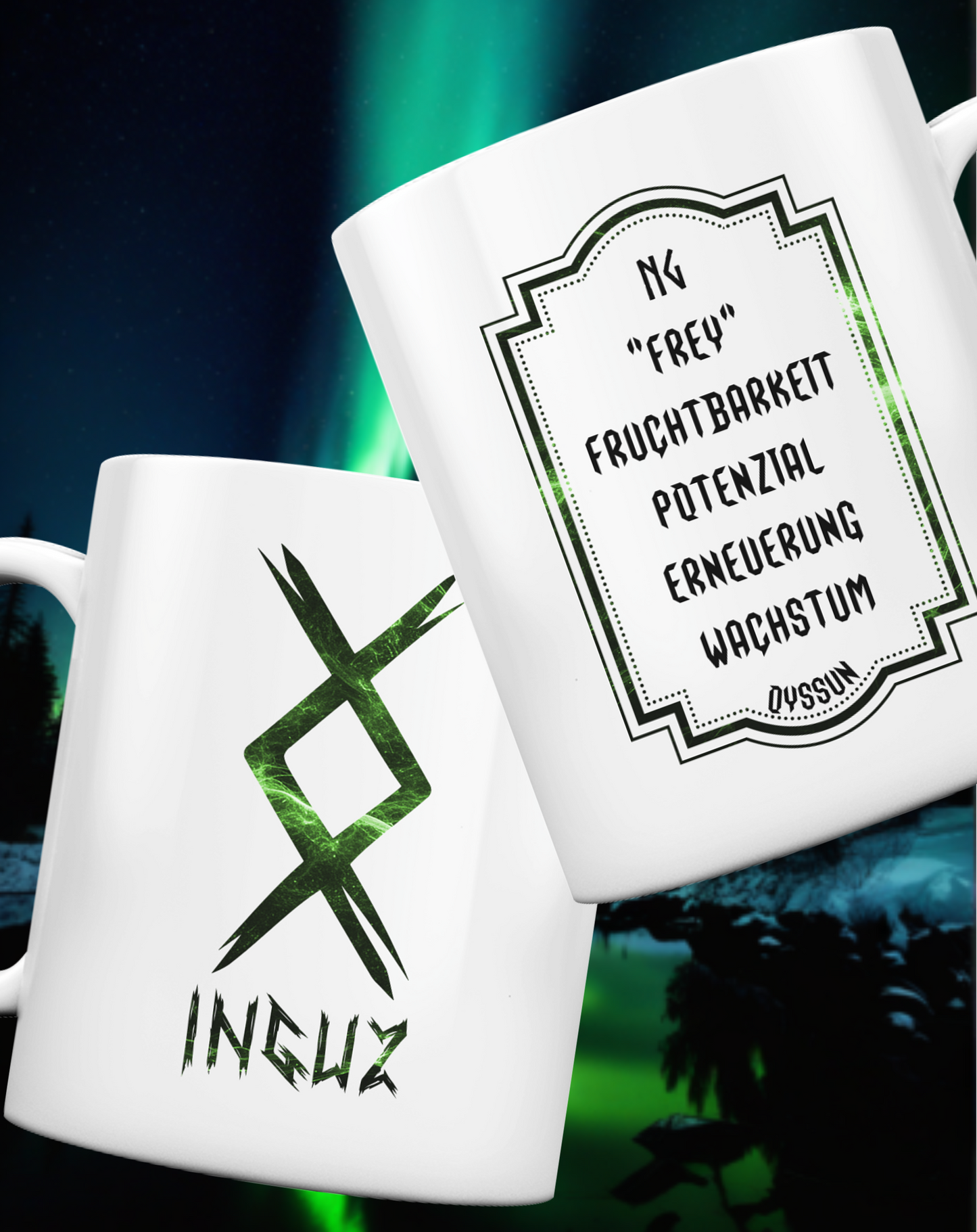 Inguz Rune - Tasse