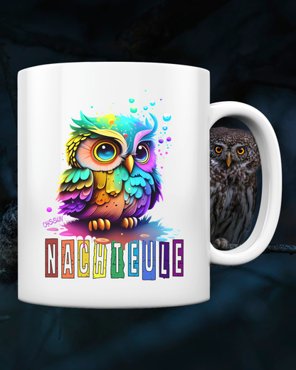 Night owl - mug single colour