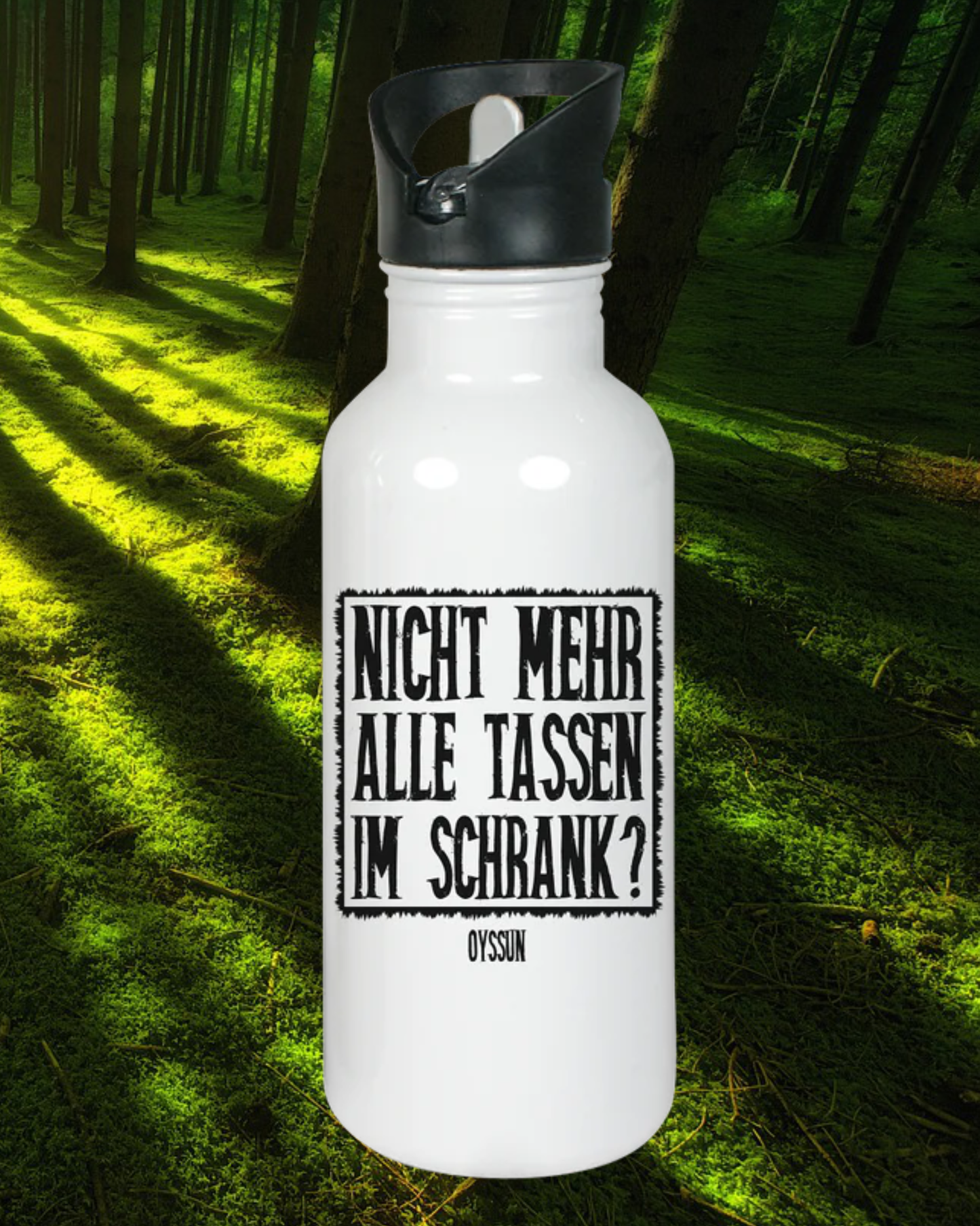 Nicht mehr alle Tassen im Schrank? - Edelstahl-Trinkflasche