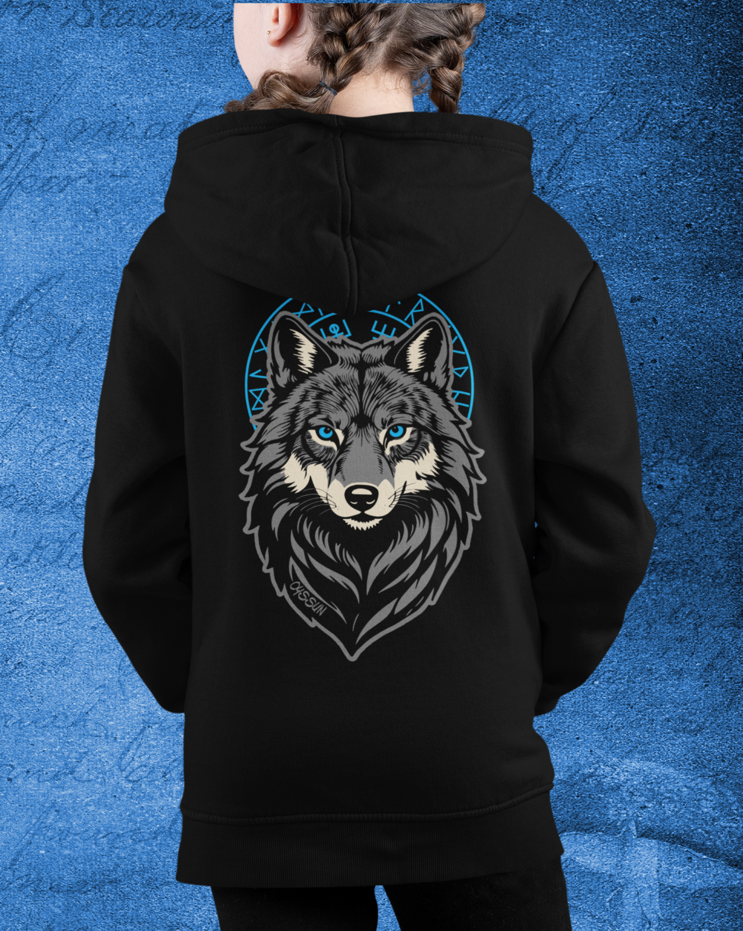 Wolf Odins - Kids Premium Hoodie - Oyssun