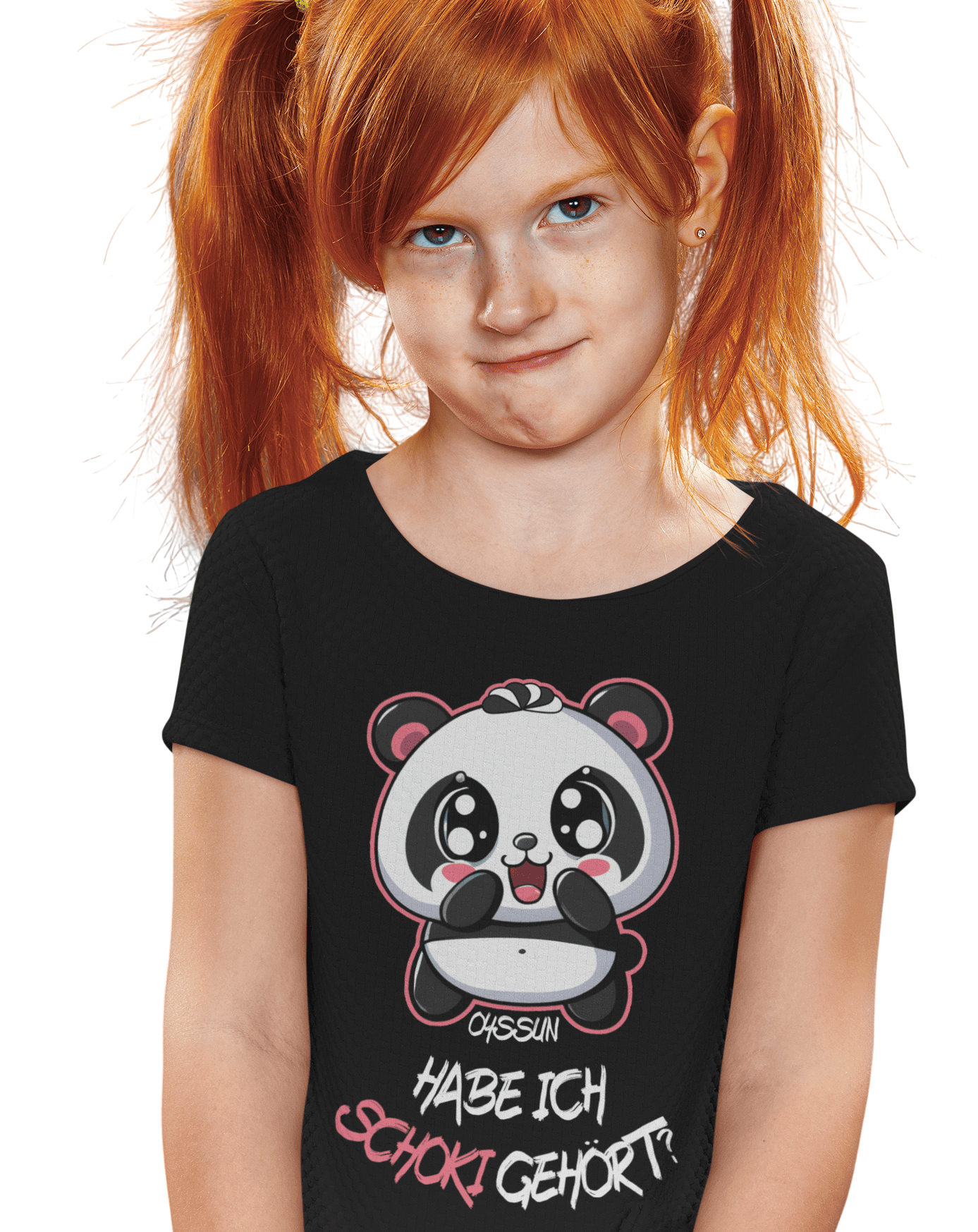 Schokipanda - Habe ich Schoki gehört?  - Kids Premium Shirt - Oyssun