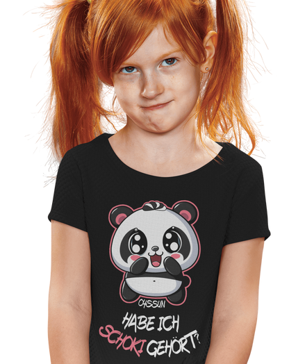 Schokipanda - Habe ich Schoki gehört?  - Kids Premium Shirt - Oyssun
