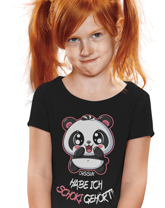 Schokipanda - Habe ich Schoki gehört?  - Kids Premium Shirt - Oyssun
