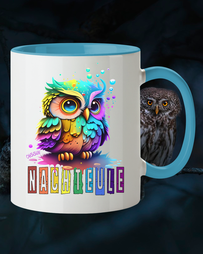 Night owl - two-tone mug