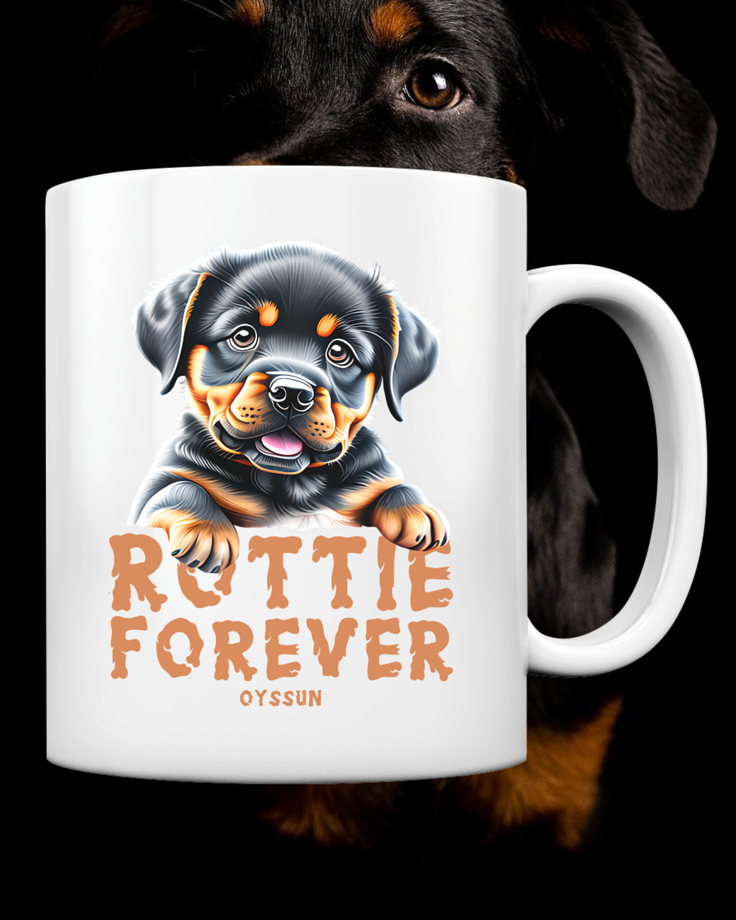 Rottie Forever - Tasse einfarbig