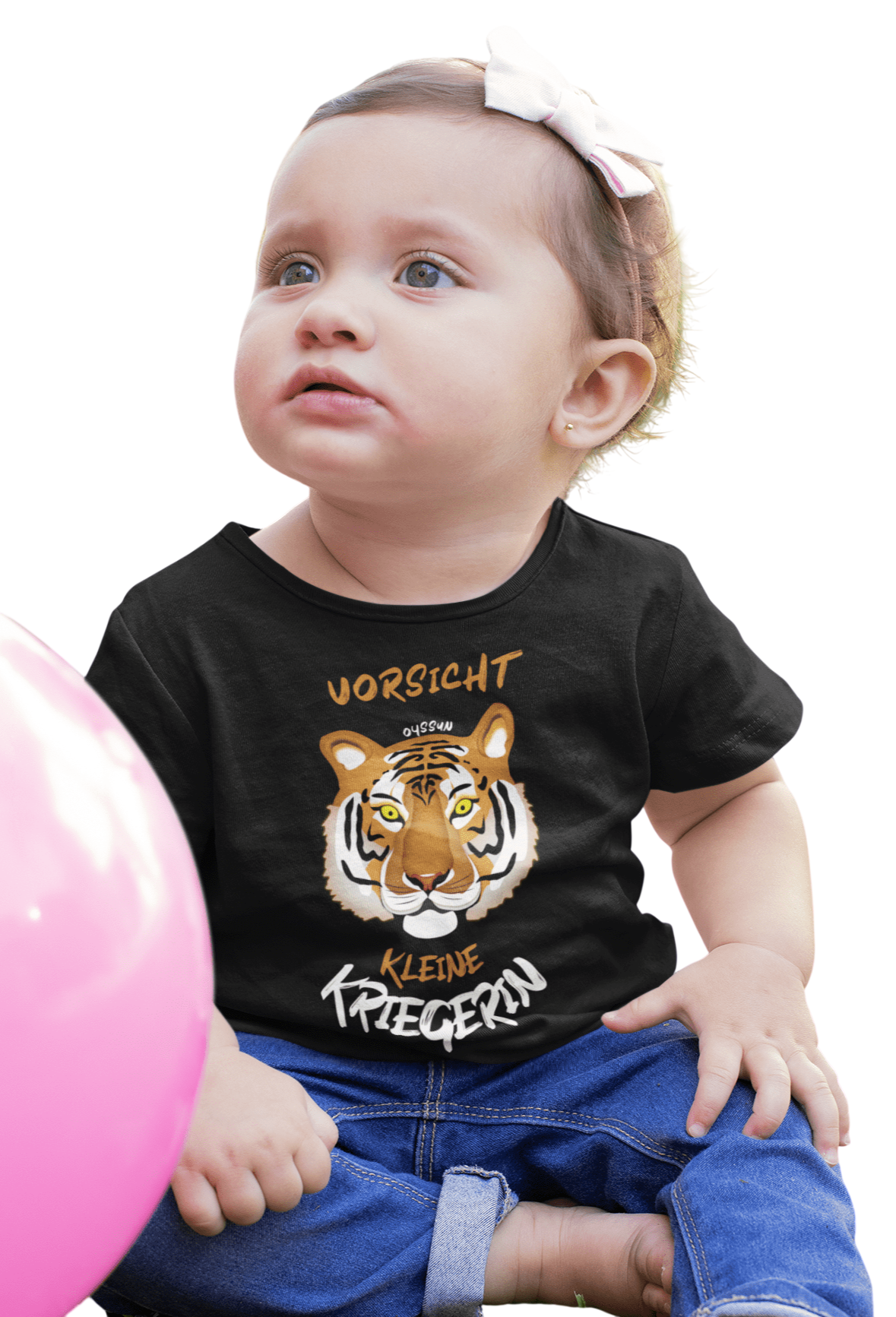 Vorsicht - Kleine Kriegerin - Baby Organic Shirt - Oyssun