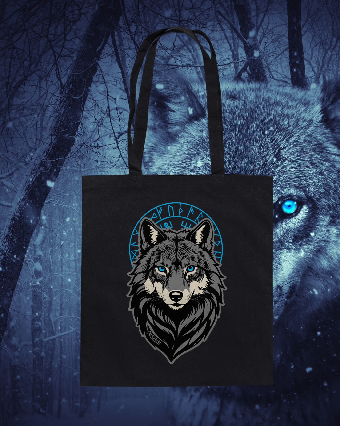 Wolf Odins - Baumwolltasche