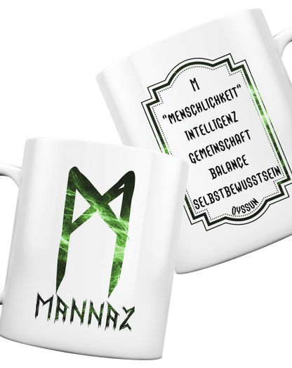 Mannaz Rune - Mug