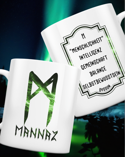 Mannaz Rune - Mug