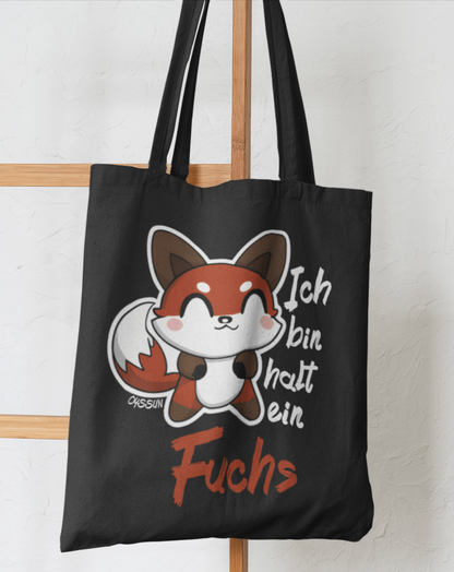 Ich bin halt ein Fuchs - Baumwolltasche