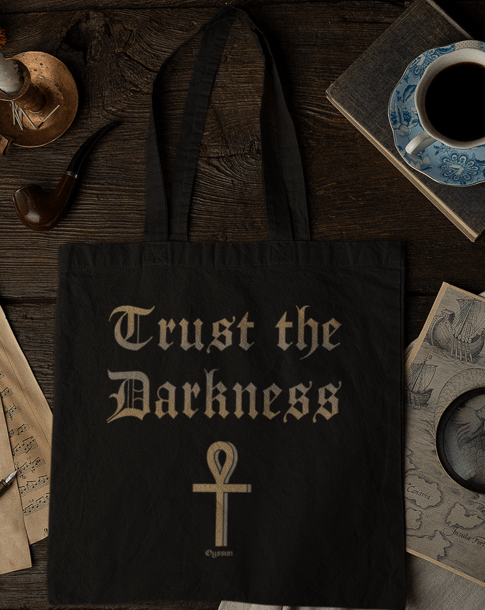 Trust the Darkness - Vertraue der Dunkelheit - Baumwolltasche