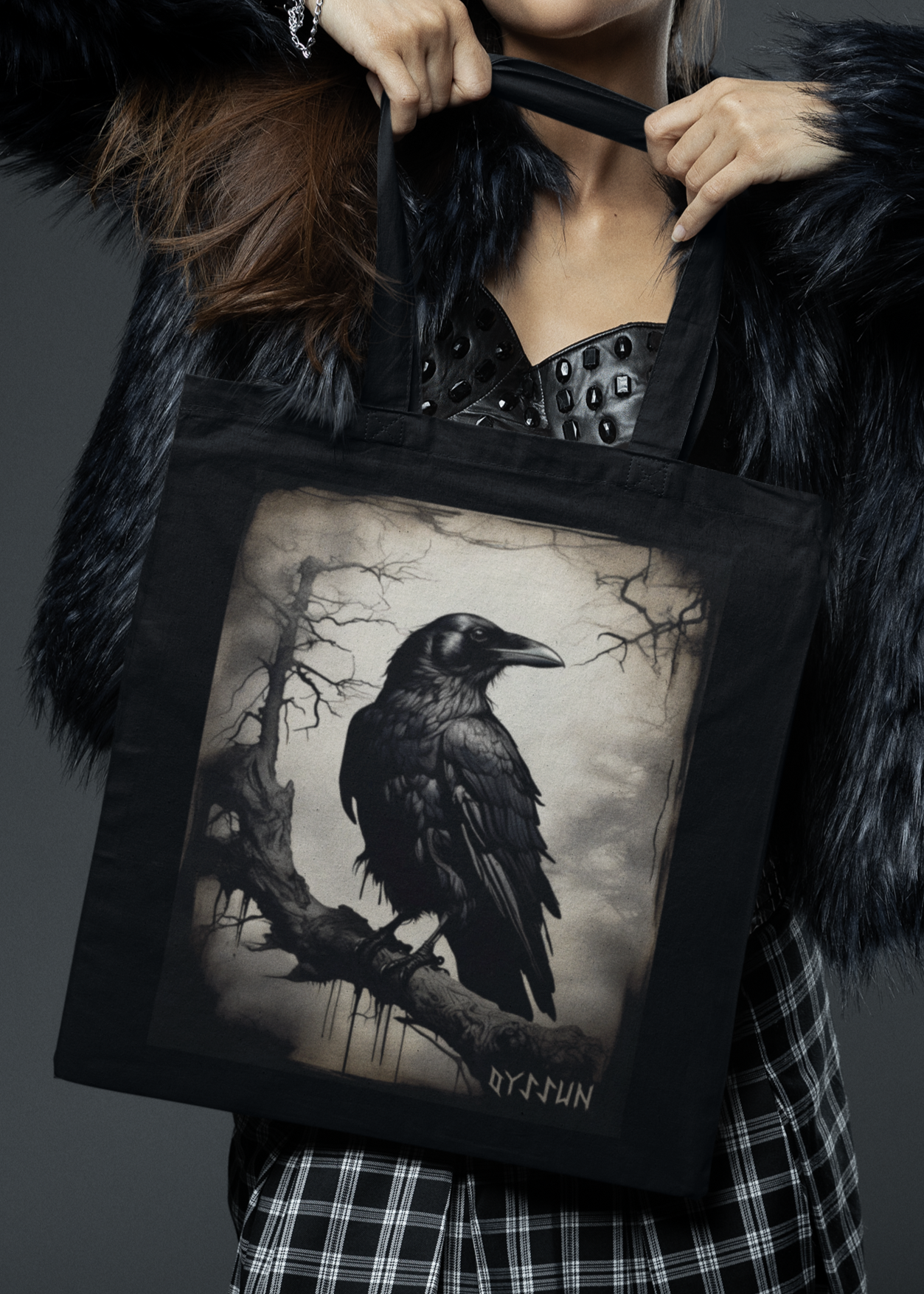 Odins Rabe - Baumwolltasche - Oyssun