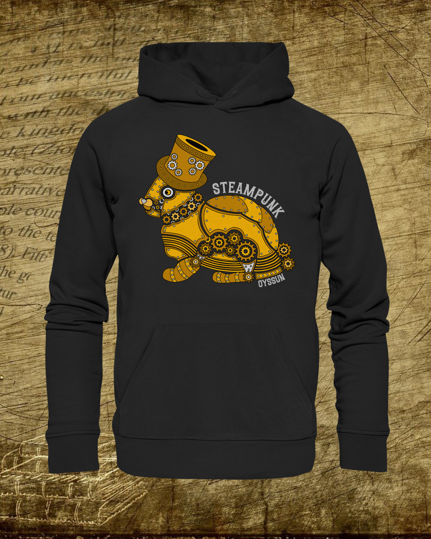 Steampunk Bunny - Organic Basic Hoodie