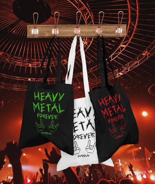 Heavy Metal Forever - Baumwolltasche - In 6 Designfarben