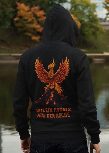Phönix aus der Asche - Organic Zipper - Oyssun