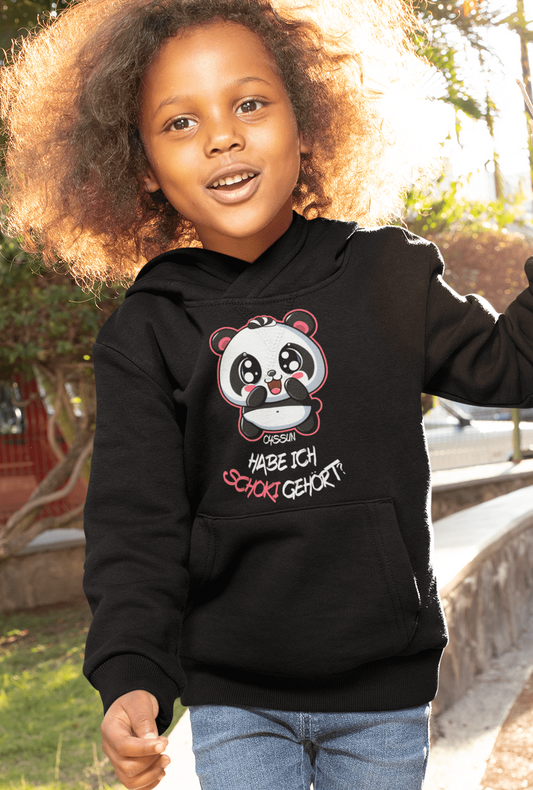 Schokipanda - Habe ich Schoki gehört? - Kids Premium Hoodie