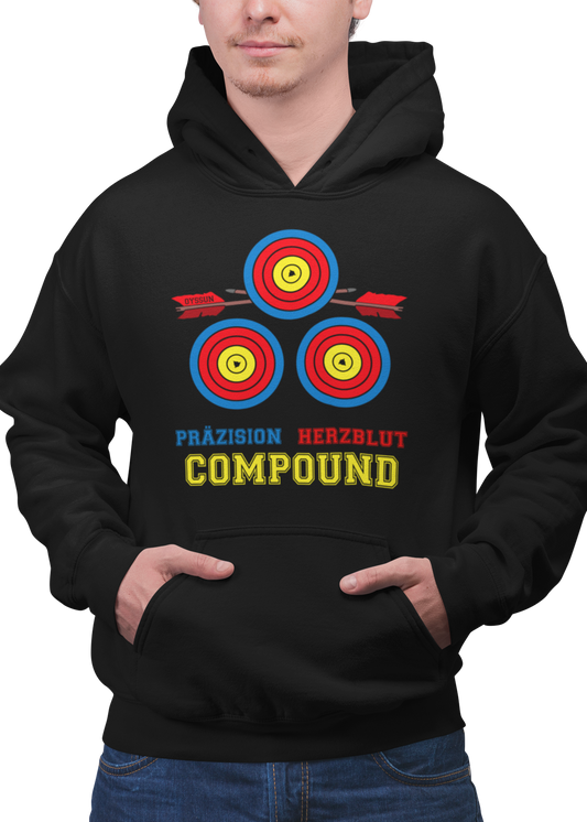Präzision - Herzblut - Compound - Organic Basic Hoodie