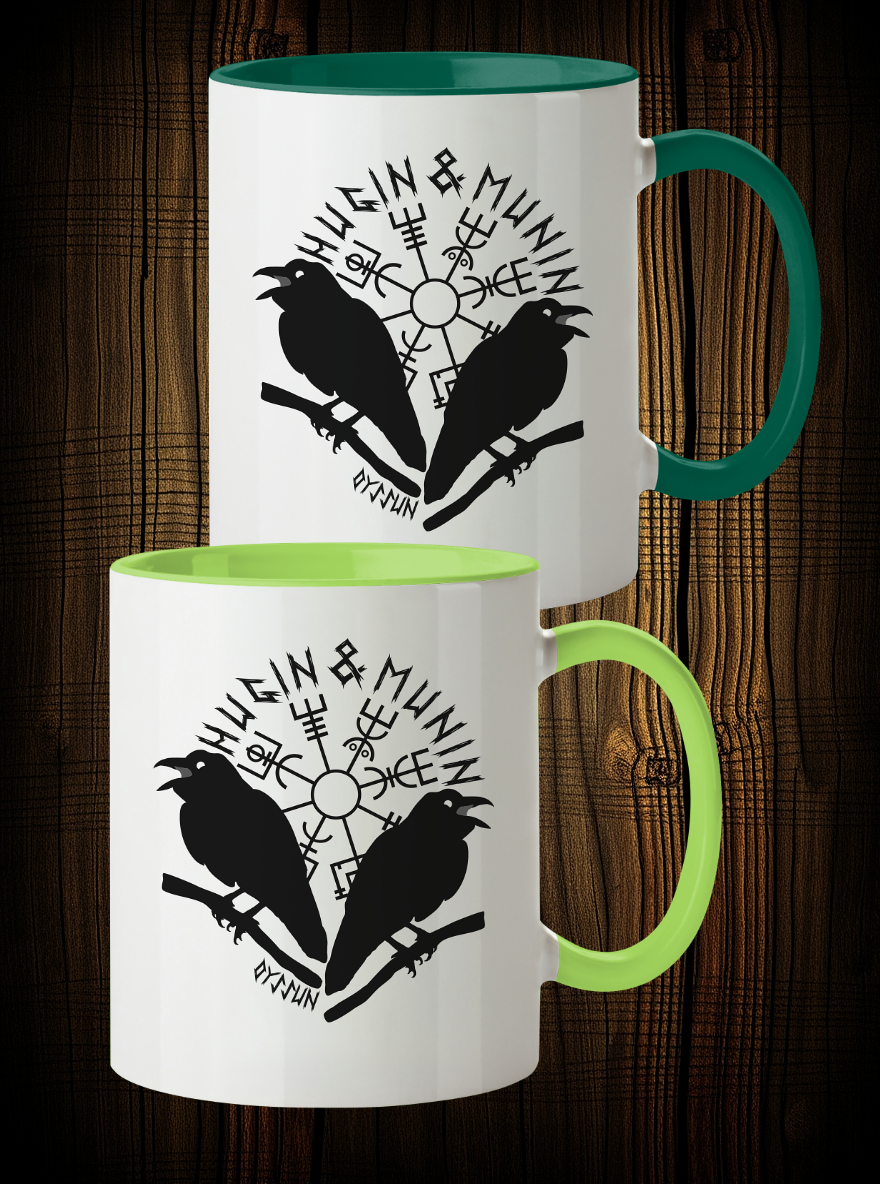 Hugin & Munin - Tasse (In 11 Farben) - Oyssun