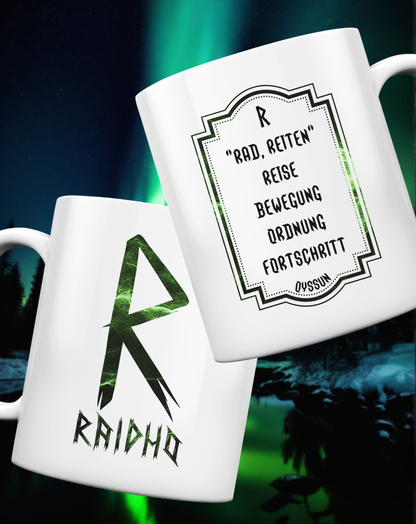 Raidho Rune - Tasse