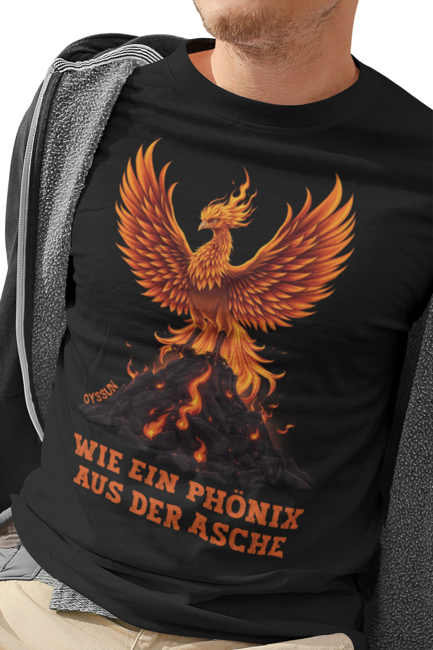 Phönix aus der Asche  - Premium Shirt - Oyssun