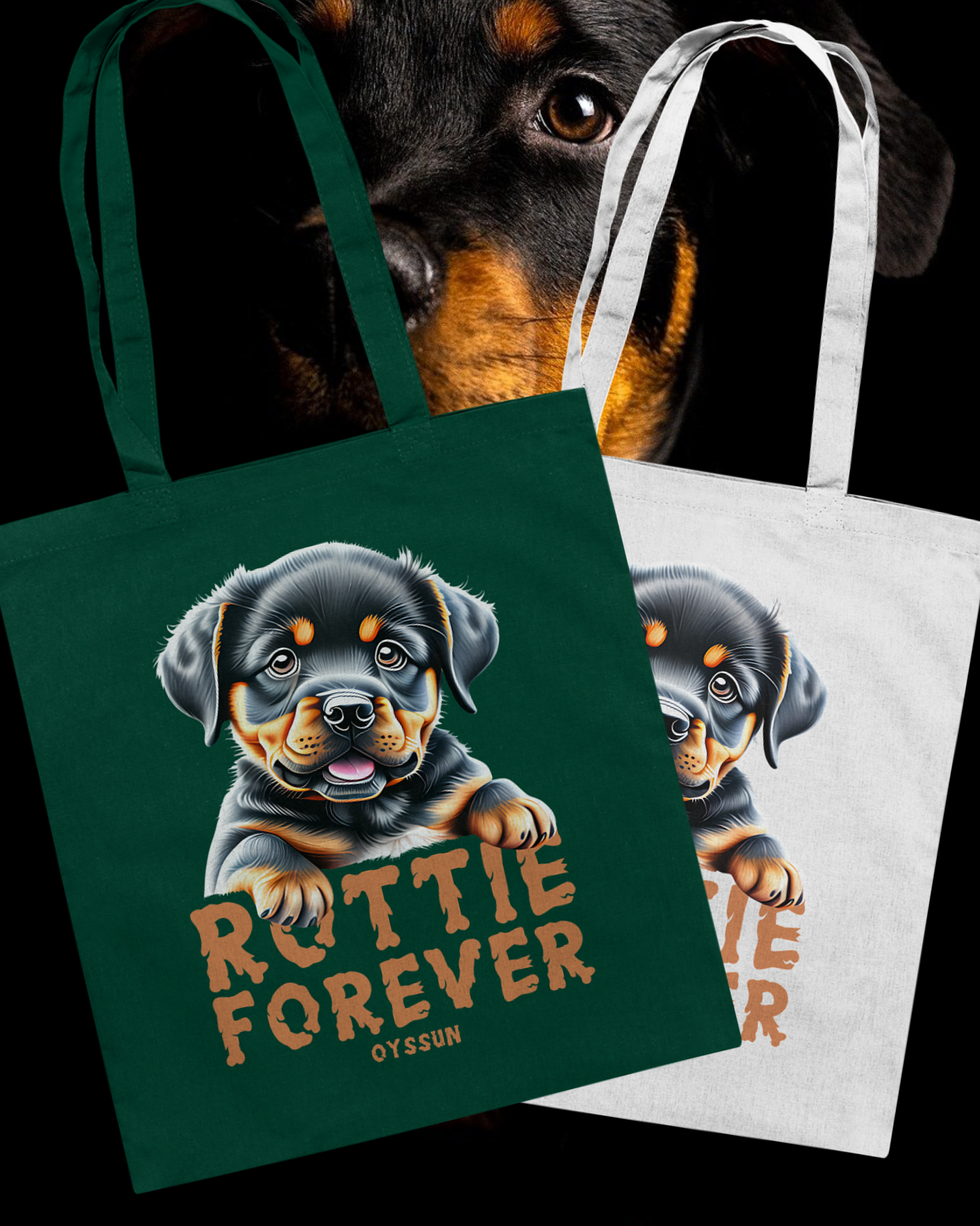 Rottie Forever - Baumwolltasche - Oyssun