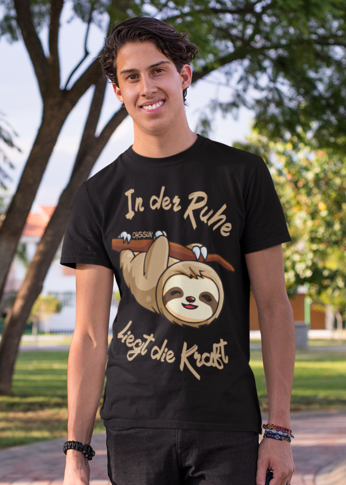 Faultier - In der Ruhe liegt die Kraft - Premium Shirt - Oyssun