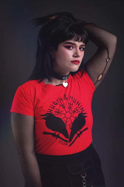 Hugin & Munin - Ladies Premium Shirt (11 Farben) - Oyssun