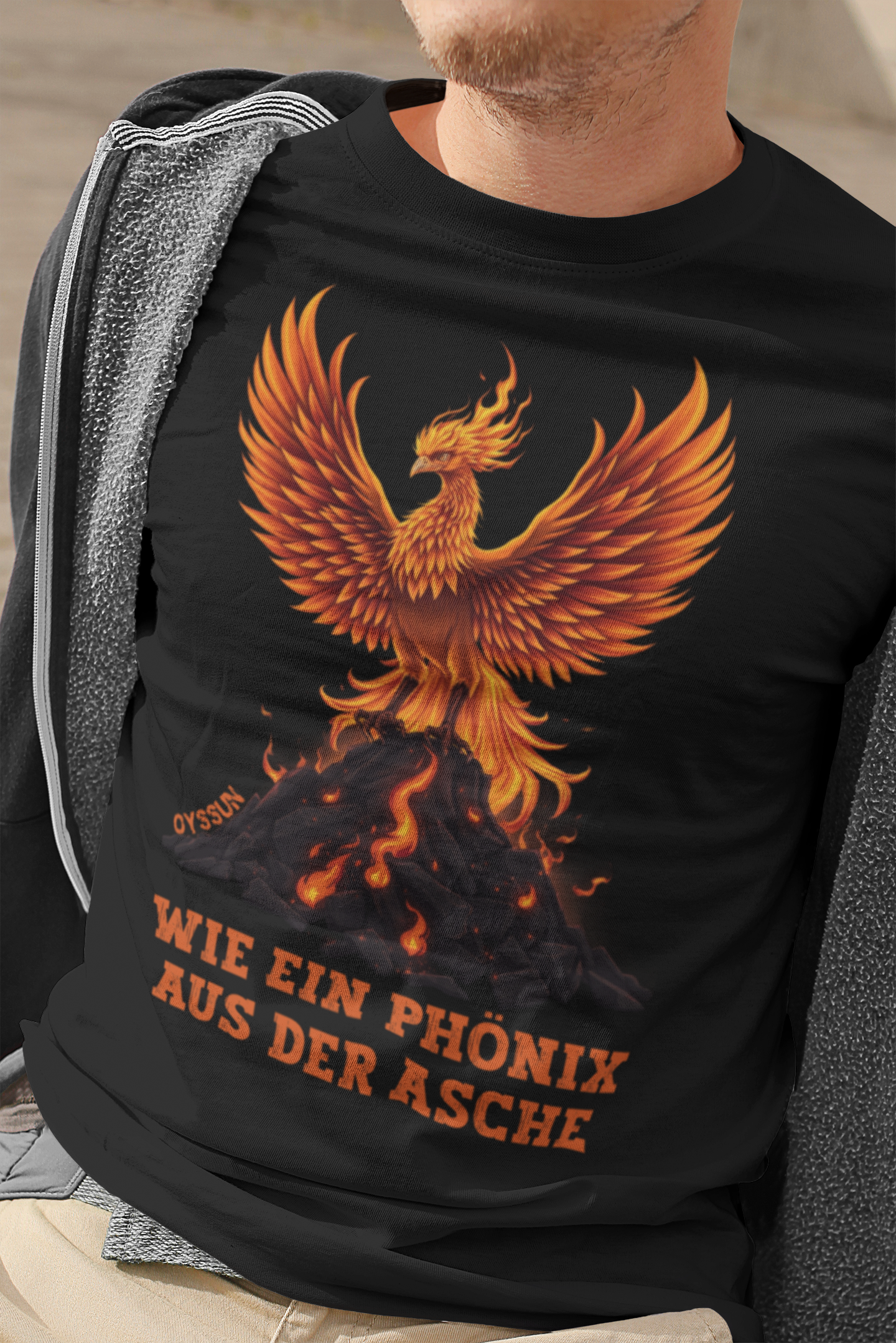 Phönix aus der Asche - Premium Shirt - Oyssun