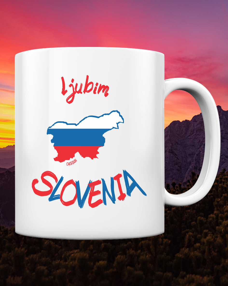 I love Slovenia - single-coloured mug 