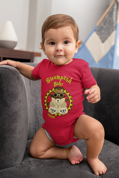 Steampunk Baby - Organic Baby Bodysuit