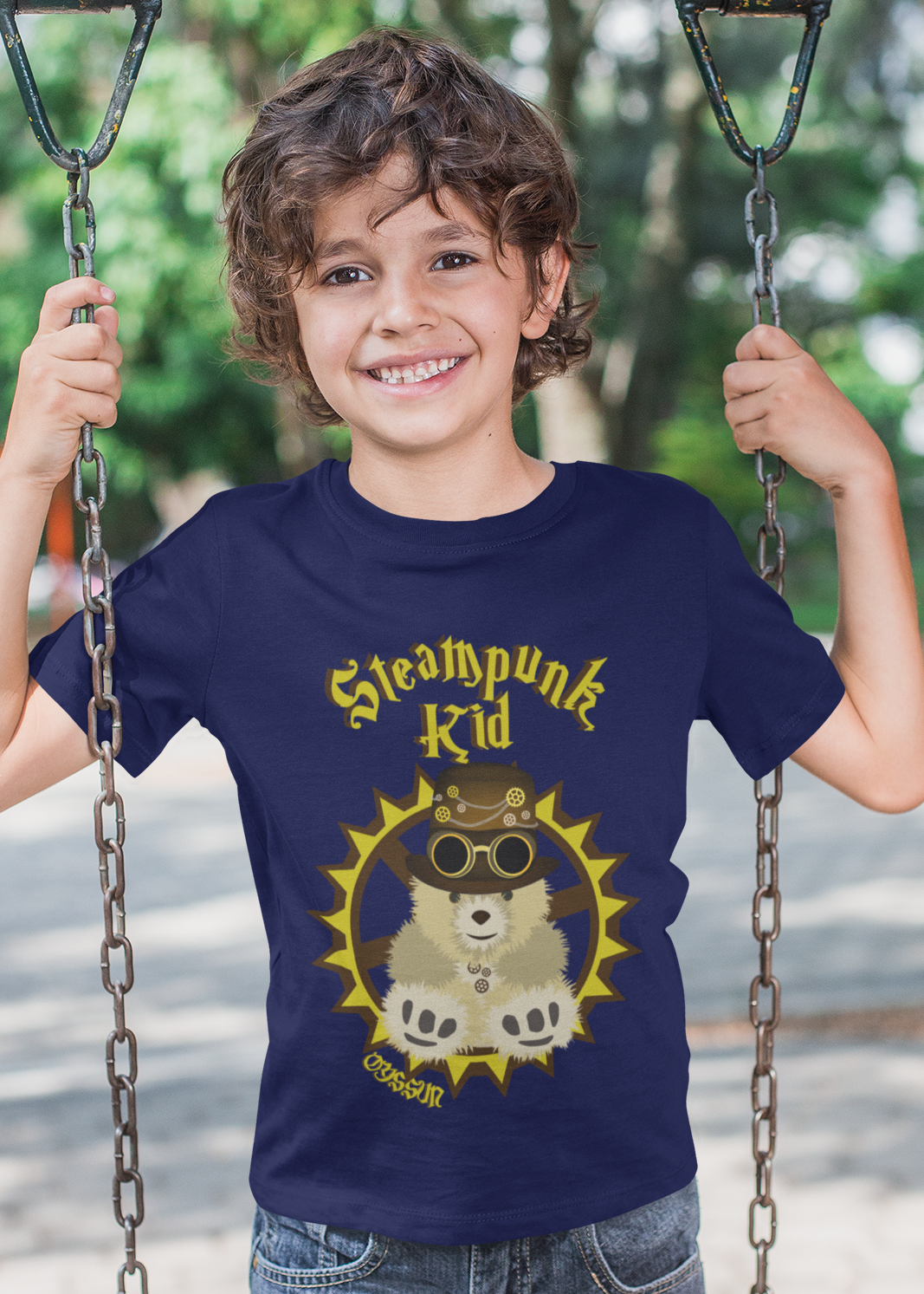 Steampunk Kid - Kids Premium Shirt